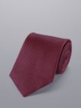 Charles Tyrwhitt Stain Resistant Textured Silk Tie, Red/Multi