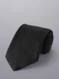 Charles Tyrwhitt Grenadine Italian Silk Tie, Black