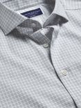 Charles Tyrwhitt Grid Check Non-Iron Stretch Twill Slim Fit Shirt