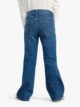 Lindex Kids' Flared Denim Jeans, Blue