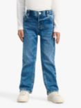 Lindex Kids' Straight Leg Denim Jeans, Blue