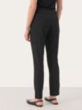 Part Two Dara Cropped Chino Trousers, Black