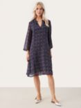 Part Two Devira Ditsy Print Dress, Midnight Sail