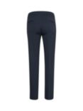 Part Two Ponta Cropped Comfort Waist Trousers, Dark Navy