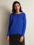 Phase Eight Isabella Wool Cashmere Jumper, Blue