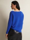 Phase Eight Isabella Wool Cashmere Jumper, Blue