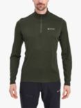 Montane Dart Zip Neck Top, Oak Green