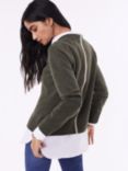 Baukjen Janet Recycled Wool Blend Jumper, Khaki