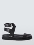 AND/OR Lavender Leather Chunky Footbed Sandals