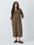 AND/OR Jucinda Utility Shirt Dress, Khaki