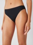 HUSH High Leg Bikini Bottoms, Black