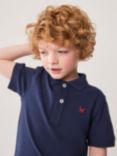 Crew Clothing Kids' Polo Shirt, Navy