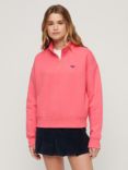 Superdry Vintage Logo Embroidered Half Zip Sweatshirt