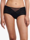 Chantelle Floral Touch Shorty Knickers, Black