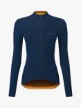 Le Col Hors Categorie Long Sleeve Jersey Top, Navy/Saffron