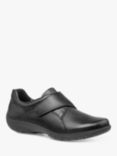 Hotter Sugar II Wide Fit Leather Casual Shoes, Black