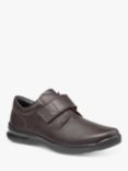 Hotter Sedgwick II Classic Leather Derby Shoes, Dark Brown-le