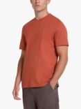 Farah Danny Regular Fit Organic Cotton T-Shirt, Teak Marl