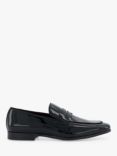 Dune Sterlling Patent Penny Loafers, Black
