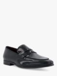 Dune Sterlling Patent Penny Loafers, Black