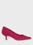 Hobbs Dita Suede Court Shoes, Florentine Pink