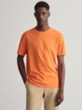 GANT Regular Shield Short Sleeve T-Shirt, Pumpkin Orange