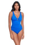 Lauren Ralph Lauren Ring Front Underwired Shaping Swimsuit, Royal Blue