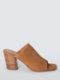 AND/OR Immie Suede Soft Casual Heel Mule Sandals, Whiskey