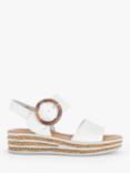 Gabor Andre Platform Wedge Sandals, Latte