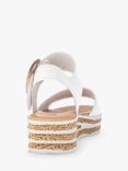 Gabor Andre Platform Wedge Sandals, Latte