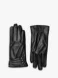Bloom & Bay Carbis Leather Gloves, Black