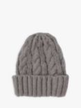 Bloom & Bay Gylly Cable Knit Beanie, Grey