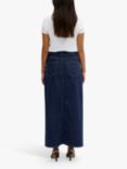 MY ESSENTIAL WARDROBE Dekota Denim High-Waisted Maxi Skirt, Dark Blue