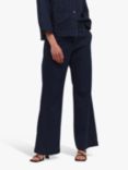 MY ESSENTIAL WARDROBE Lara Flared Leg Midrise Jeans, Dark Blue