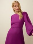 Ro&Zo Ruch Side Detail Midi Dress, Purple, Purple