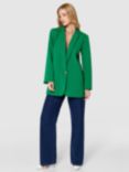 Closet London Oversized Blazer, Green