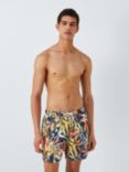 John Lewis Bamboo Print Recycled Polyester Swim Shorts, Multi