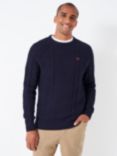 Crew Clothing Clark Organic Cotton Cable Jumper