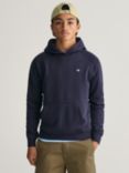 GANT Kids' Shield Hoodie, Navy