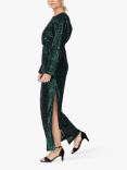 A-VIEW Alexi Sequin Maxi Dress, Dark Green