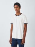 Kin Contrast Trim Textured T-Shirt