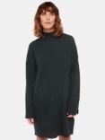 Whistles Amelia Wool Jumper Dress, Forest Green