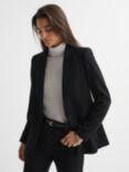 Reiss Gabi Tailored Single Breasted Suit Blazer, Black