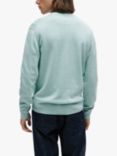 BOSS Kanovano Cotton Cashmere Jumper, Turquoise/Aqua
