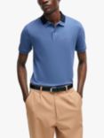 BOSS Phillipson Cotton Polo Shirt, Blue, Blue