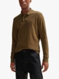 BOSS Passerby 368 Long Sleeve Polo Shirt, Green