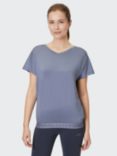 Venice Beach Melodie V-Neck Training T-Shirt, Mirage Grey, Mirage Grey