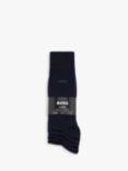 BOSS Solid Color Socks, Pack of 5, Dark Blue