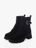 Moda in Pelle Arta Block Heel Boots, Black