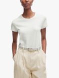 HUGO BOSS Eventsy Cotton Blend T-shirt, Open White
